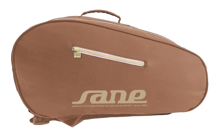 Sane Pro Leather Brown Padel Racket Bag