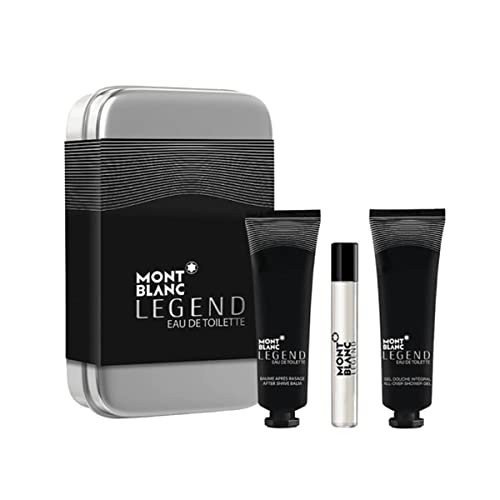 Mont Blanc Discovery Kit Set Legend For Men Eau De Toilette, 7.5 ML + Shower Gel, 30 ML + After Shave Balm, 30 ML
