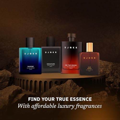 DJOKR On The Rocks Perfume For Men 100 ml | Eau De Parfum | Premium Luxury Long Lasting Fragrance Spray