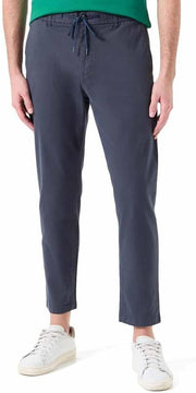Men Chino-tapered-ds-1 Trousers_Flat - Dark Blue