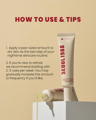 K-SECRET SEOUL 1988 Eye Cream : Retinal Liposome 4% + Fermented Bean