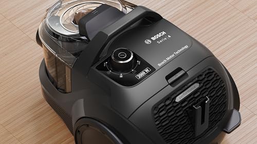 BOSCH Series 4 Bagless Vacuum Cleaner 2000 Watts, BGS21WBAGB Black