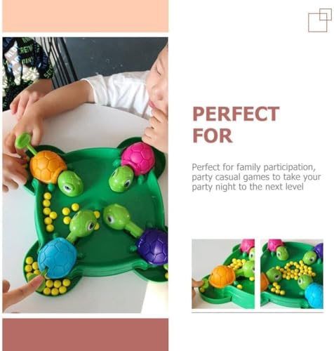 SAMARRA Hungry Turtle Beans Table Bean Pre-School Game Early Educational Toys for 2 to 4 Players
