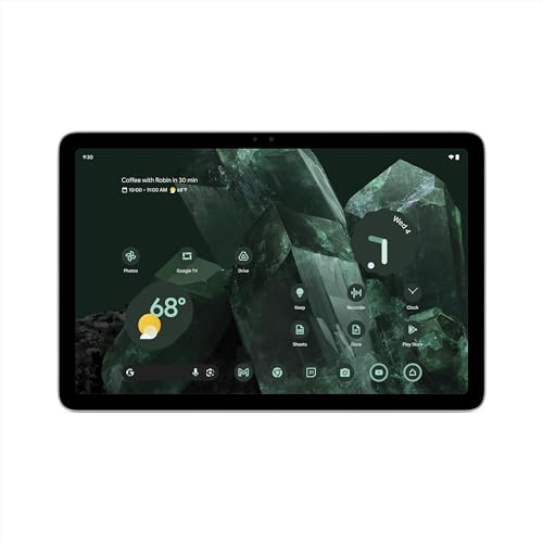 Google Pixel Tablet - Android Tablet with 11-Inch Screen and Extra-Long Battery Life - Hazel - 8 GB RAM - 256 GB