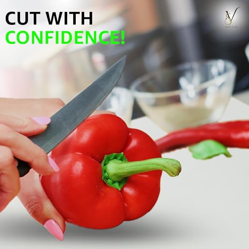 Viewstar Flexible Plastic Cutting Board with Handle, Non-Slip and Easy-to-Clean Surface for Chopping and Transferring Vegetables, Fruits, and Meat - Flexible Cutting Board White