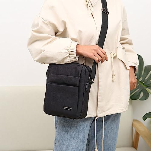 JZS Crossbody Bag Small Shoulder Backpack for Men Chest Bags Casual Daypack for Business Travel Cycling