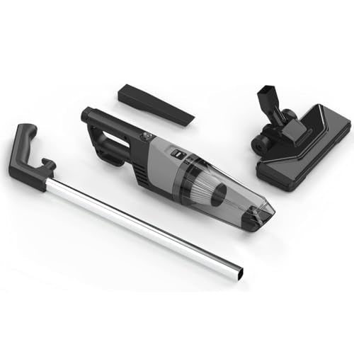 Russell Hobbs 3-in-1 Handheld Corded Vacuum Cleaner with 0.6L Capacity and 600 W, 7 M Cord length, HEPA filter, Ultra-Quiet, Effortless & Efficient Cleaning, K-22A102B (Black)