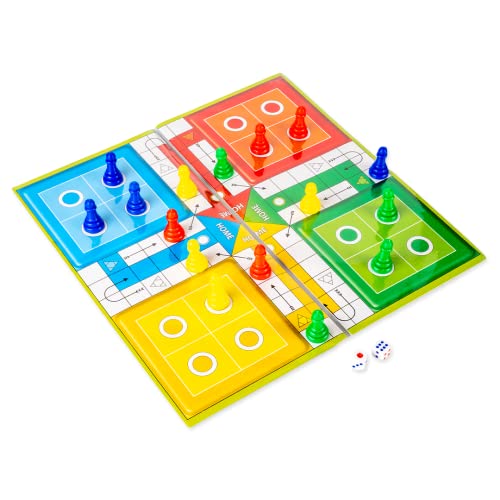 Ratna's Classic Strategy Game Little Snakes and ladders with Ludo 2 in 1 for Young Businessman