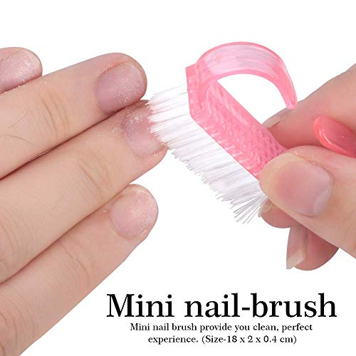 FLAFARY Nail File Kit-3Pcs Double Sided Nail File, Rectangular Nail Buffer, 4 Step Buffing Block, 3Pcs Cuticle Clipper & Pusher, and Nail Brush, Complete Nail Kit with Buffer