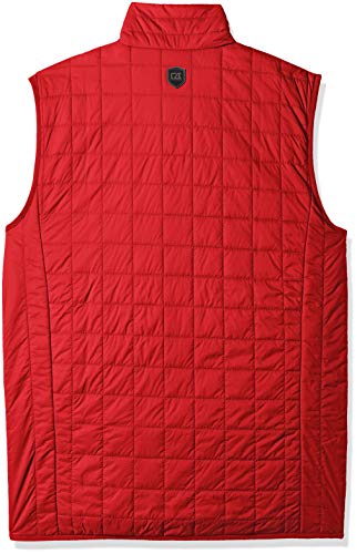 Cutter & Buck Men's Weather Resistant Primaloft Down Alternative Rainier Vest Down Vest