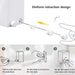 APAP Retractable Clotheslineï¼4.2m Wall Mounted Clothes Drying Line, 304 Stainless Steel Clothes Lineï¼Heavy Duty Stainless Steel Extendable Laundry Line for Indoor Outdoor Bathroom Balcony (White)