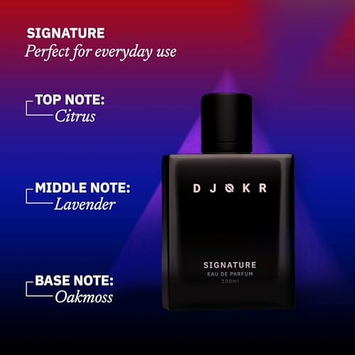 DJOKR Signature Perfume For Men 100 ml | Eau De Parfum | Premium Luxury Long Lasting Fragrance Spray