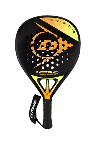 Dunlop Inferno Carbon Extreme Padel Racket - Yellow/Orange