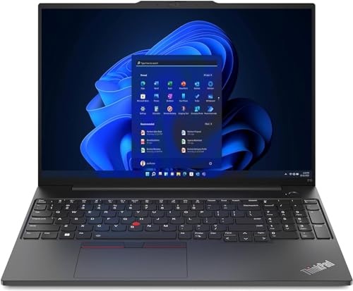 Lenovo ThinkPad E16 Business Laptop 16.0" IPS FHD+ Display (Intel 13th Gen i5-1335U, 16GB RAM, 512GB SSD, Fingerprint Reader, Thunderbolt 4, FHD Webcam, WiFi 6, Win 11P)