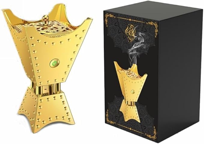 Luxury Electric Bakhoor Burner – USB Rechargeable & Portable Aromatic Diffuser