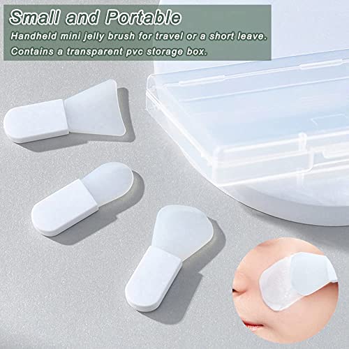KASTWAVE Face Mask Applicator Brushes, Mini Makeup Spatula Portable Beauty Tools Set for Facial Mud, Cosmetic Mask, Facial Clay, Eye Mask, Body Lotion, Body Butter, Serum, Cream(3PCS)