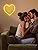ABIN Heart Neon Sign, LED Light Battery Operated or USB Powered Decorations Lamp, Table and Wall Decoration Light for Mothers Day Gift, Girl's Room Wedding Party Birthday Home Décor (White)