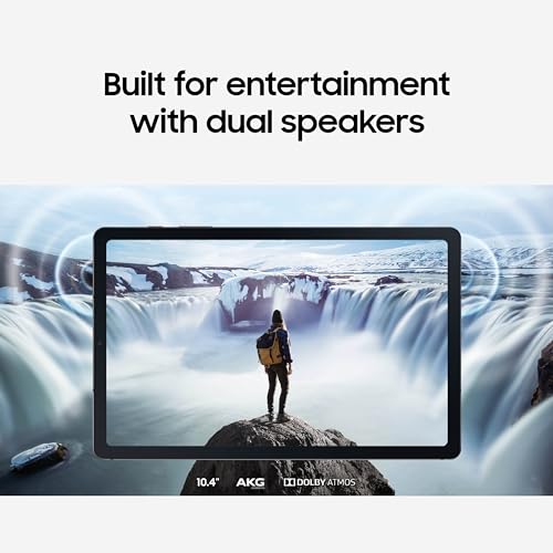 Samsung Galaxy Tab S6 Lite (2024) 10.4' 64GB WiFi Android Tablet, S Pen Included, Gaming Ready, Long Battery Life, Slim Metal Design, Expandable Storage, US Version, Chiffon Pink, Amazon Exclusive