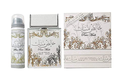 Lattafa Khalis Pure Musk for Men and Women EDP 100ml + Deodorant