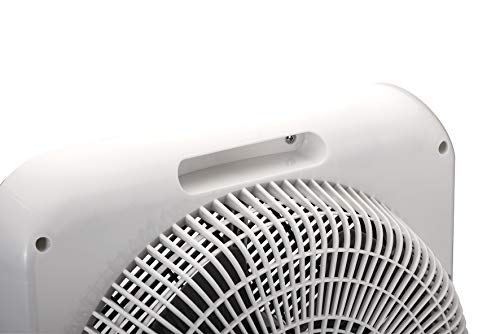 Black & Decker 40W Box Desk Fan 12 Inch Diameter, 3 Speeds Low/Medium/High And 5 Blade Design With Adjustable Portable/Travel Friendly Body To Direct Swing FB1220-B5 2 Years Warranty