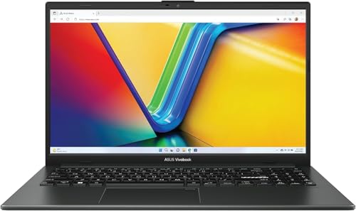 Asus VivoBook E1504G, 15.6" FHD Display, Intel Core i3-N305 Processor/13th Genration, 8GB RAM, 256GB SSD,Intel UHD Graphics,Windows 11 Home, English (US) keyboard,Black,New