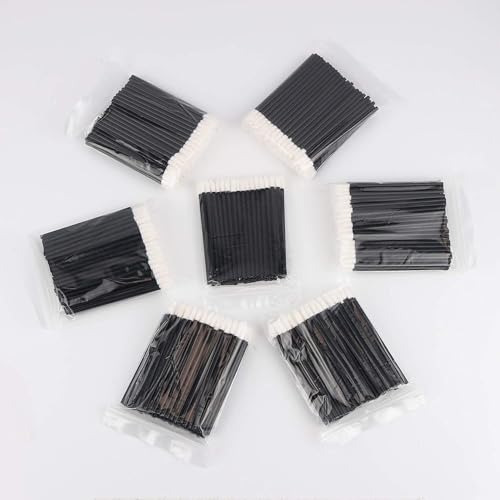 650PCS Disposable Lip Brushes Make Up Brush Lipstick Applicators Wands Makeup Brushes Lip Gloss Tester Wands Tool Kits Beauty Makeup Tool Kits Black