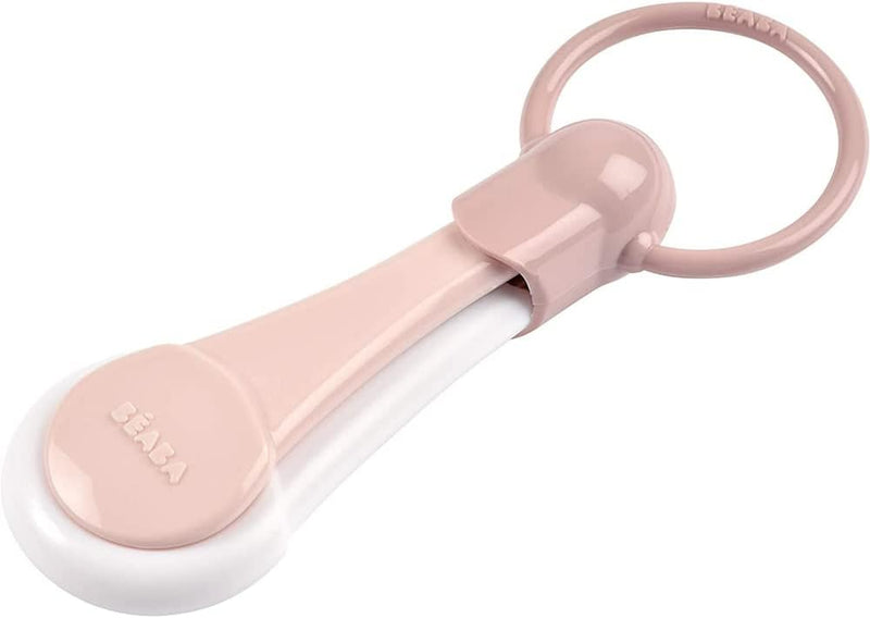 Béaba - Nail Clippers for Babies and Children - Nail care and manicure - Large Ergonomic Handle - Pink