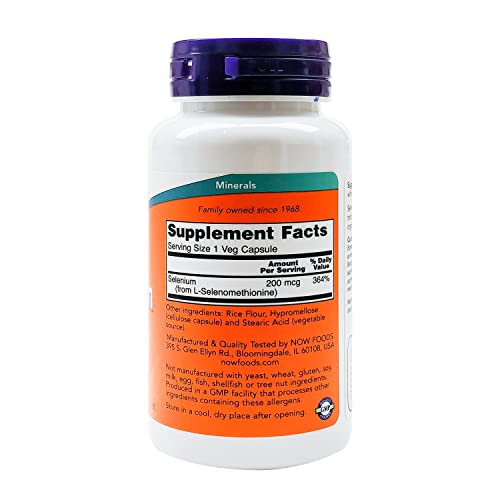 Now Foods Selenium 200Mcg Vcaps. 90'S