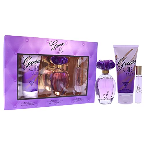 GUESS Girl Belle Eau de Toilette 100 ml + Body Lotion 200 ml+ Mini 15 ml, Gift Set for Women