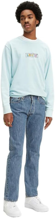 Men's 501 Original Jeans - Med Indigo - Flat Finish