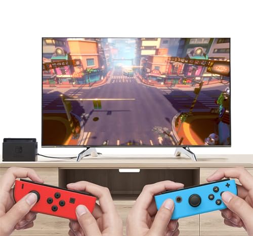 Exrp Joy Con Controller Compatible with Nintendo Switch/Lite/OLED,Replacement for Switch Joy Pad,Wireless Controllers Support Dual Vibration/Wake-up/Motion Control