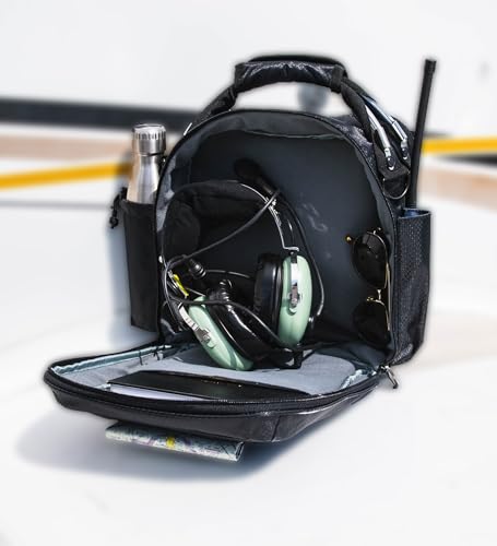 FlightPro TechSierra Pilot Bag, Aviation Flight Bag for General Aviation Pilots