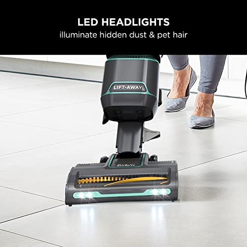 Shark Anti Hair Wrap Upright Vacuum Cleaner [NZ690UK] Powered Lift-Away, Anti-Allergen, Turquoise