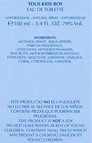 Tous Boy Eau De Toilette Spray 3.4 Ounces