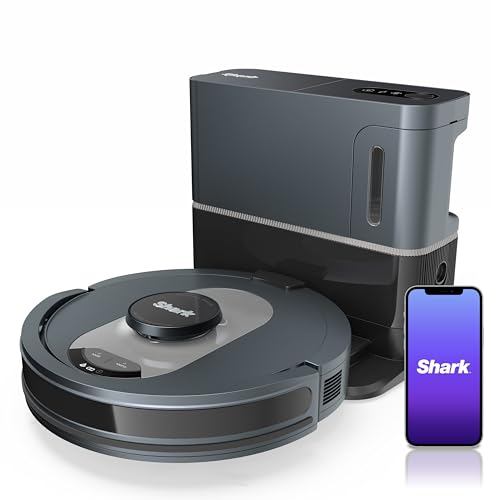 Shark UR2500SR AI Ultra Robot Vacuum Cleaner with Ultra Clean, Home Mapping, 30 Day Capacity, Bagless, Self Empty Bottom, Perfect for Pet Hair, WiFi, Works with Alexa, Black/Silver