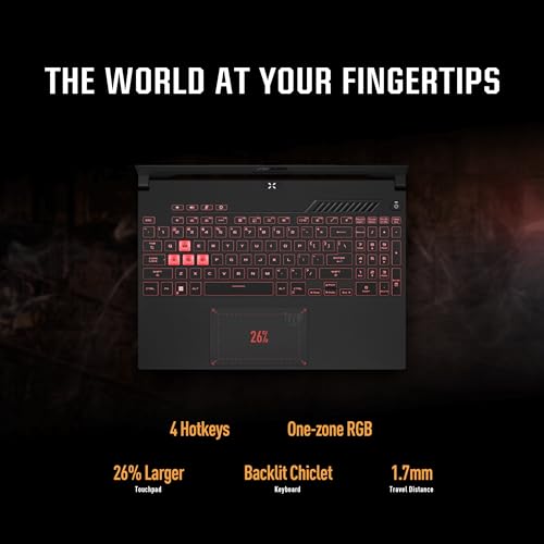 ASUS TUF Gaming Laptop A15 FA507NUR-LP007W, AMD Ryzen™ 7 7435HS, NVIDIA® GeForce RTX™ 4050 6GB GDDR6, DDR5 16GB, 512GB,15.6",Win Home, Eng-Arb Keyboard, Jaeger Gray, 2 Pin Power Plug