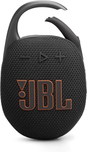 New J.B.L Clip 5 Waterproof Bluetooth Speaker – Ultra-Portable, 12H Playtime, AURACAST (Multi-Speaker Connectivity, Black Orginal