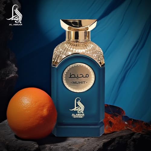 Al Absar Muhit Perfume 100ML ??Aromatic Spicy Fragrance with Orange, Grapefruit & Mint ??Unisex Luxurious & Long-Lasting Scent