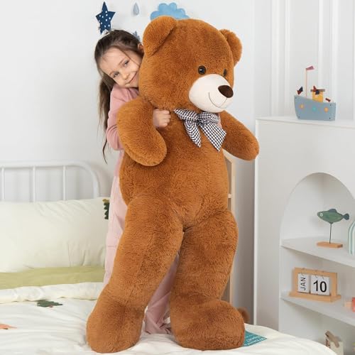 Teddy Bear for Children and Birthday Day Gift - 160CM ã€Dark Brownã€‘
