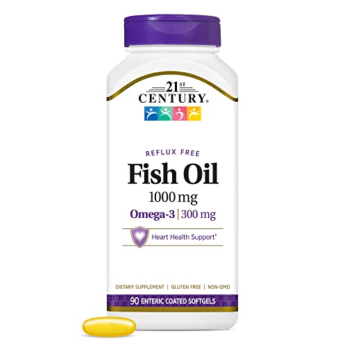 21st Century Omega-3 Fish Oil 1000 Mg E.C Sg - 90 Capsules