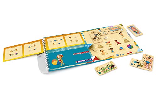 SmartGames Smart Games - Puzzle Beach, Magnetic Puzzle Game with 48 Challenges, 6+ Years