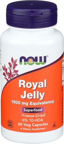 Now Foods Royal Jelly 1500Mg Caps. 60'S Freeze Dried