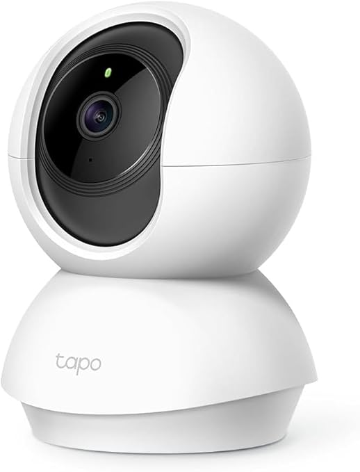 Tapoo Camera/Tilt Security Camera – 1080p Full HD camera, 360° Rotational View, Night Vision camera, Motion Detection camera, Two-Way Audio,Works with Alexa & Google Assistant