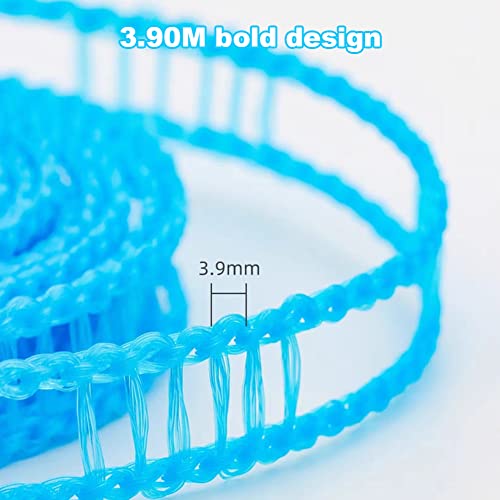 ZLXFT Windproof Clothesline, Non-Slip Clothesline, Nylon Clothesline, Portable Travel Clothesline, for Camping Hangers Indoor and Outdoor Use