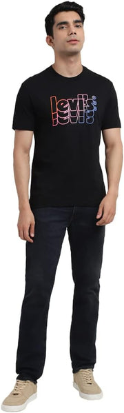 Levi's Men's Regular T-Shirt (16960-0786_Black Beauty L)