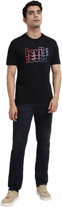 Levi's Men's Regular T-Shirt (16960-0786_Black Beauty L)
