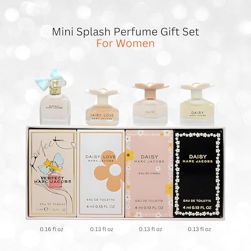 Marc Jacobs Mini Set (ET4 ML + Daisy So Fresh ET 4 ml + Love ET 4 ml + Perfrct EP 5 ml)
