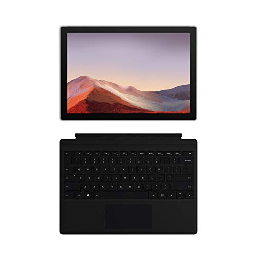 Microsoft Surface Pro 7 – 12.3" Touch-Screen - 10th Gen Intel Core i5-8GB Memory - 256GB SSD (Latest Model) – Platinum with Black Type Cover (Renewed)
