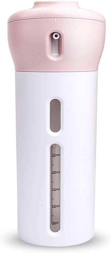 Bhavyam Travel Toiletry Bottles, Shampoo Travel Bottle,4 in 1 Travel Dispenser Leak-Proof Travel Bottles Plastic refillable Shampoo Cream Lotion Storage Container Bottle(1pcs), multi, M, Travel