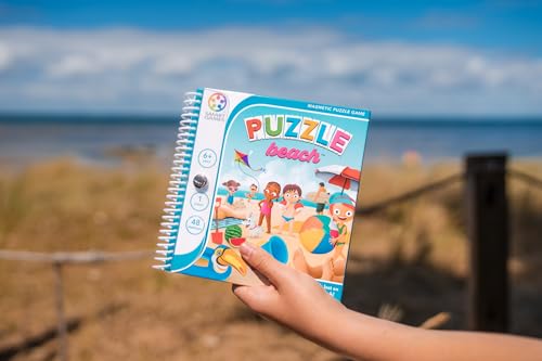 SmartGames Smart Games - Puzzle Beach, Magnetic Puzzle Game with 48 Challenges, 6+ Years